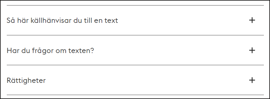 Bild på beskrivande text till ett material i Stockholmskällans databas