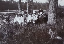 Medlemsutflykt Kulturella Ungdomsrörelsen 1908 