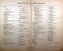 Spisordning vid Maria sjukhus 1878