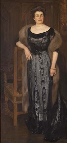 Porträtt av Alice Thiel