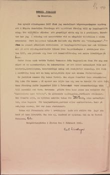 Dödsruna över den samiske rättighetskämpen Torkel Tomasson – 1941