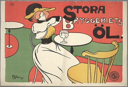 Reklam för öl. 