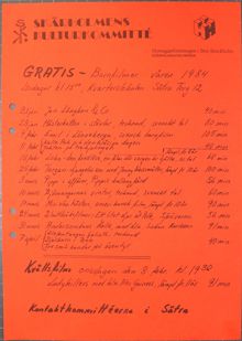 Inbjudan till filmvisning för barn