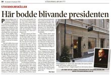 Här bodde blivande presidenten