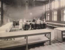 Sabbatsbergs vård- och ålderdomshem tvättrum 1896