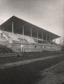 Läktaren, Kristinebergs Idrottsplats, november 1932