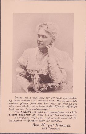 Fotografi av författaren Ann-Margret Holmgren
