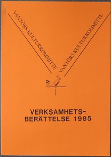 Verksamhetsberättelse för Vantörs kulturkommitté