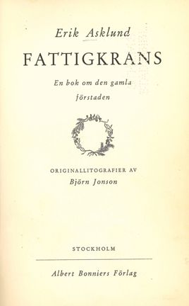 Omslagsbild Fattigkrans