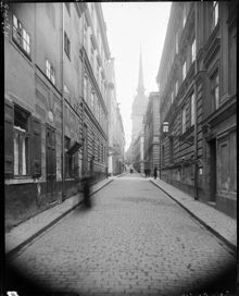 Tyska brinken österut från Mälartorget