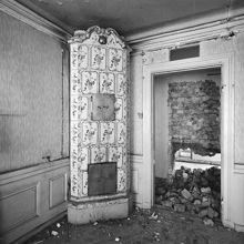 Ansgariegatan 5. Wirwachska malmgården. Kakelugn