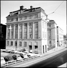 Kv. Memnon, fasad mot Munkbroleden