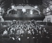 Publikbild från Stockholms Arbetareinstitut 1950-tal