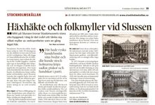 Häxhäkte och folkmyller vid Slussen