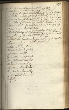 Polisrapport om mördaren Carl Eric Vesterlund år 1819