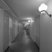 Stockholms Stadsbibliotek. Korridor 604 mot söder