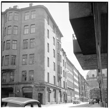 Jungfrugatan söderut från Linnégatan