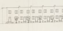 Ritningar till "Per-Albinhusen" 1932, radhus på Ålstensgatan
