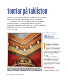 Tomtar på taklisten / text: Piamaria Hallberg