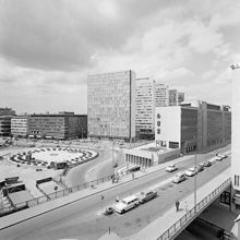 Vy mot Sergels Torg från Malmskillnadsgatan 32