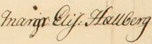 Barnhusflickan Maria Elisabeth Hallberg, född 1746
