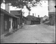 Gamla Prästgårdsgatan österut från Pilgränd