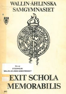 Exit schola memorabilis