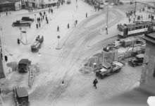 Slussområdet under ombyggnad år 1934.