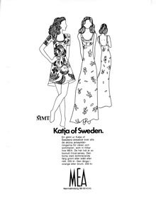 Annons för Katja of Sweden på MEA