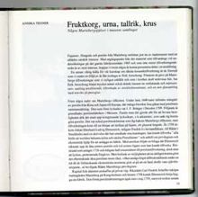 Fruktkorg, urna, tallrik, krus : några Mariebergspjäser i museets samlingar / Annika Tegnér