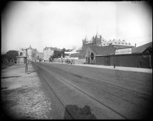 Strandvägen västerut från Skeppargatan