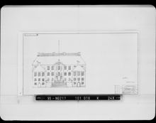 Ritning av Karlbergs slott