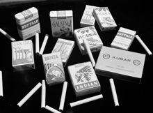 Maria Bangata 4, Tobaksmonopolet. Cigarettpaket