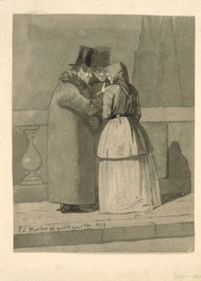 På Norrbro på qvällskqvisten 1849