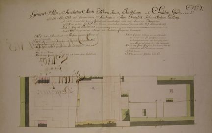 Ritningar över Stora Barnhuset, 1729-1748