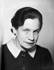 Porträtt av Maria Schildknecht, skådespelerska