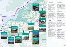 Upptäck staden: guidekarta för Skärholmen, Sätra, Bredäng & Vårberg