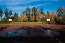 Bollplan mellan Tensta Gymnasium och Hyllingeskolan i Hjulsta
