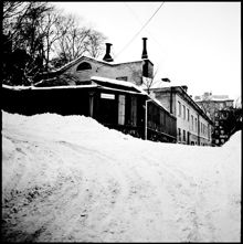 Wallmanska teatern från öster.
