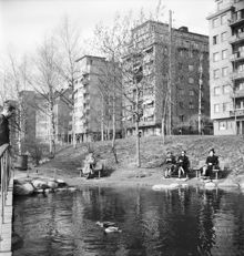 Vårbild från Norr Mälarstrand