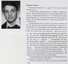 Ingemar Ingevik. Ledamot av kommunfullmäktige 1979-1998