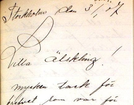 Elva brev som pekar ut Josef Lindqvist som fadern - faderskapsmål 1908