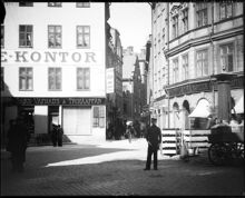 Järntorget och Västerlånggatan norrut