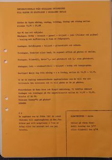 Informationsblad från Högdalens ungdomsgård