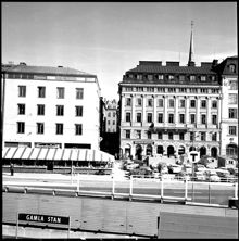 Kv. Icarus och kv. Midas från nya Söderbron