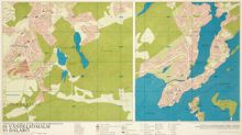 Karta "Vendelsömalm" och "Dalarö" år 1969
