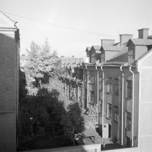 Engelska radhusen uppförda av Bostadsaktiebolaget Holmia, Kristinebergsvägen