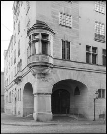 Grand Hôtel Royal vid Stallgatan 3 i hörnet av Blasieholmsgatan