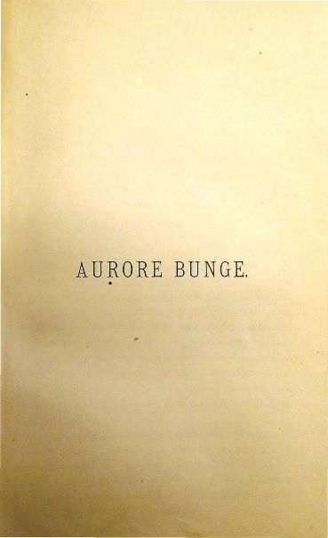 Aurore Bunge - novell av Anne Charlotte Leffler