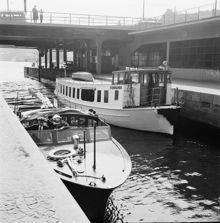 Slussning i Karl Johanslussen